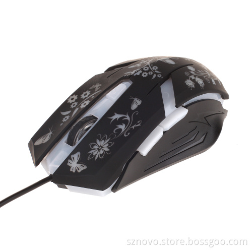 Fashionable Wired 6D Gaming Optical Mouse (NV-M504)